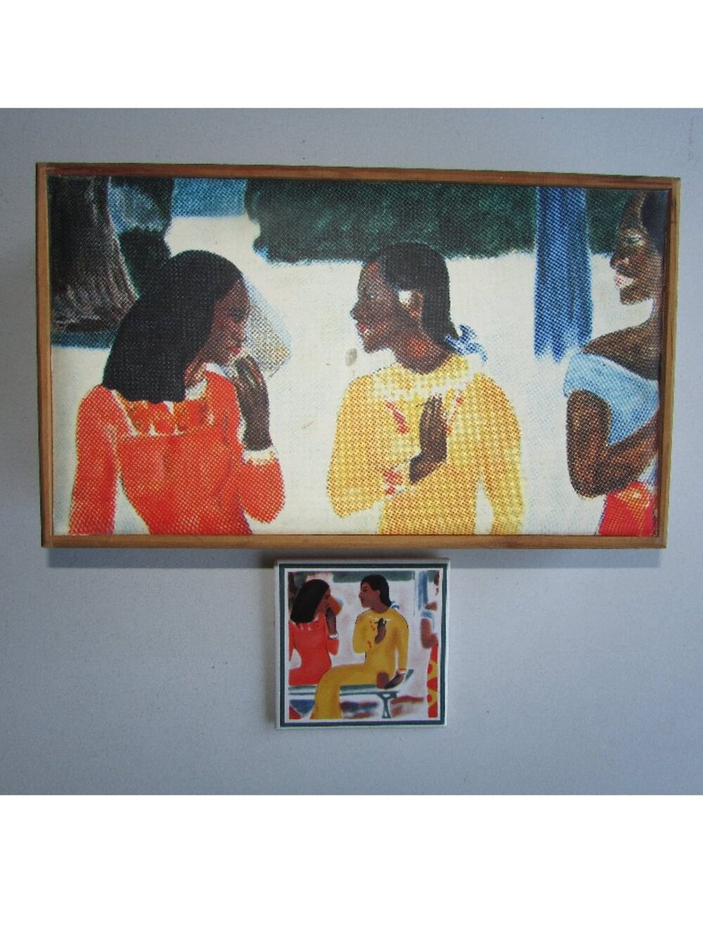 Paul Gauguin's "Ta Matete" Tea Box and Coaster Set